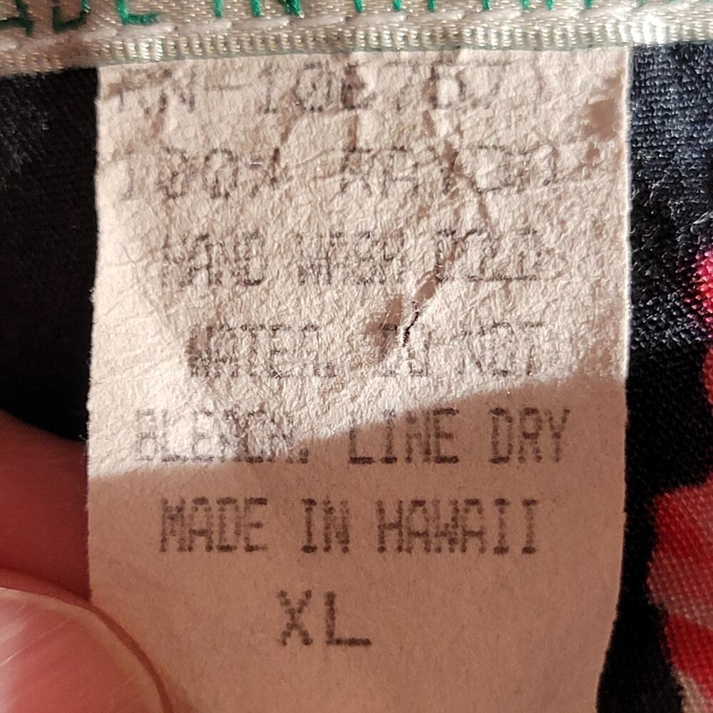 Two Palms Midnight Orchid Empire Princess Sleeveless Flare Dress Hawaii USA XL - Picture 6 of 6